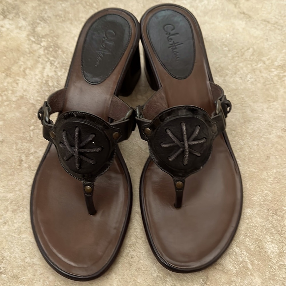 Black Cole Haan Sandler size 8